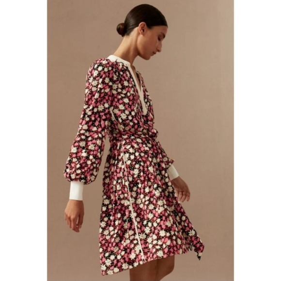 ME+EM Dresses & Skirts - Me + Em Floral Spring Garden Mini Swing Dress Sz. 4 NEW